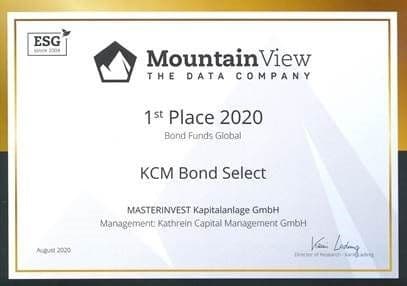 Kathrein Bond Select bester Rentenfonds Global!